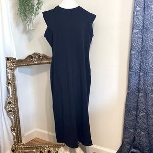 Women's Public Rec Go-To Dress Black Midi Size XL